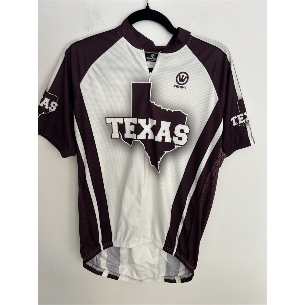 Camaro Cycling Jersey Texas Women's Shirt Large Purple White